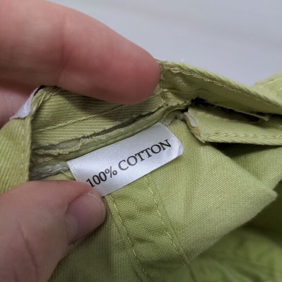 Paula Deen Women's Strapback Hat Green Adjustable Embroidered Logo Cotton - Picture 9 of 9